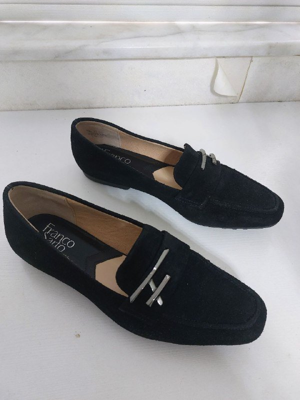 Franco Sarto замшевые туфли черные, размер 38