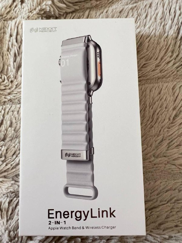 Браслет Apple Watch с беспроводной зарядкой и батарейкой