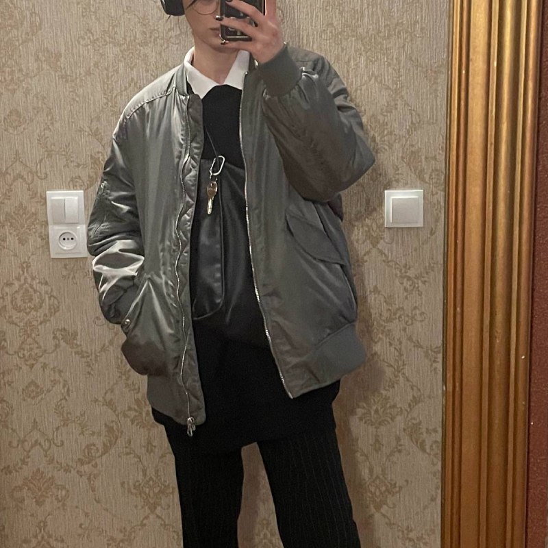 Бомбер oversize Pull&Bear