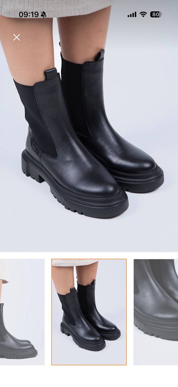 Женские ботинки из натуральной кожи 3