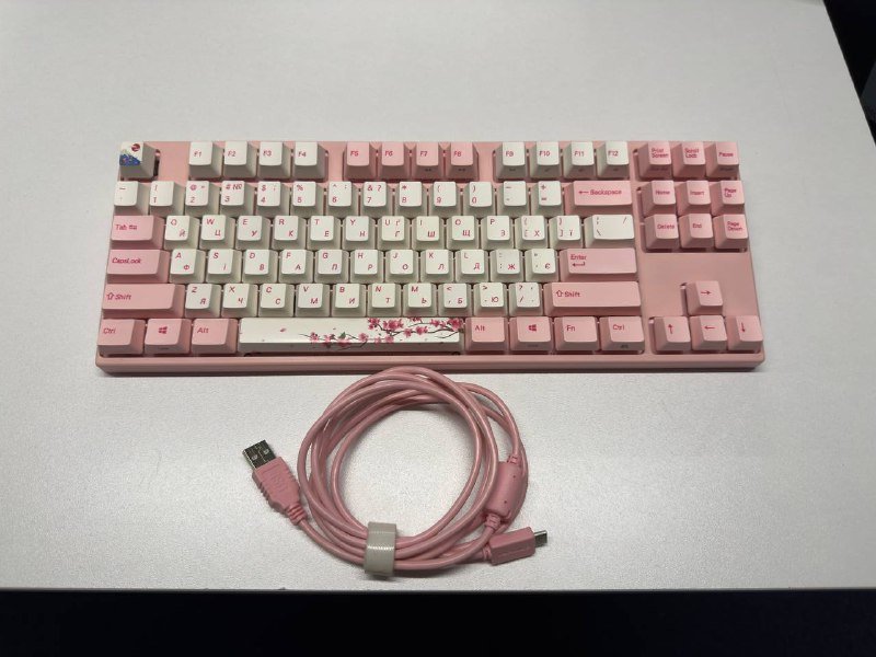 Клавиатура Varmilo VEM87 Sakura R1 EC V2 розовая 4