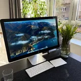 Монитор Apple Thunderbolt Display с переходником Type-C на Thunderbolt 2 1