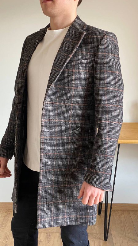 Кардиган Bershka, рубашка черная, джинсы Mavi, кофта коричневая, рубашка Koton, пальто Key Man 10