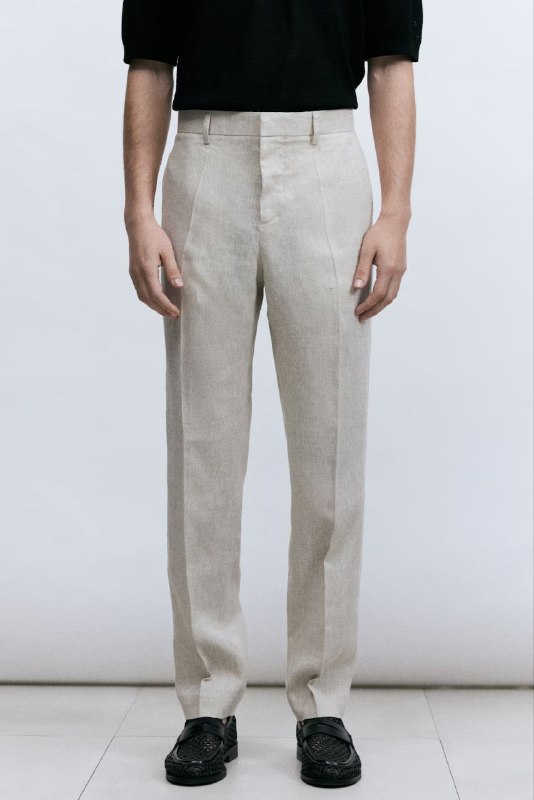 Льняные брюки Slim Fit 2