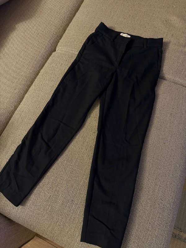 Тёмно синие брюки H&M XS
