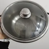 Кастрюля из нержавеющей стали с крышкой 2