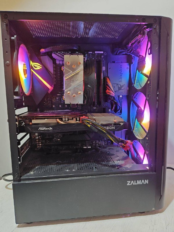 Игровой компьютер Ryzen 5 3500x, RX 6600 8 GB, 16 GB RAM, SSD 256