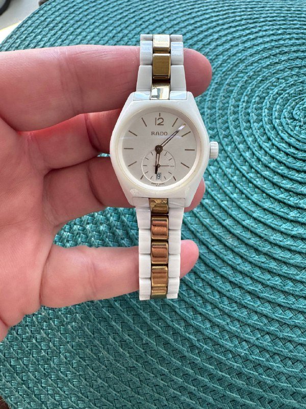 Часы Rado Specchio браслет титан и белая керамика