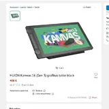 Графический планшет HUION Kamvas 16 gen 3 2