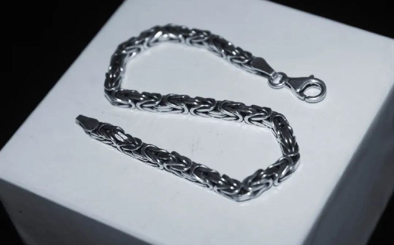 Мужские серебряные браслеты 925 пробы 2