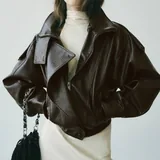 Zara leather jacket 2