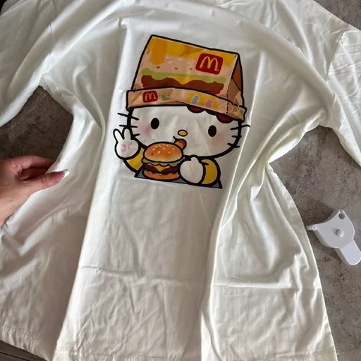Белая футболка Hello Kitty McDonald's