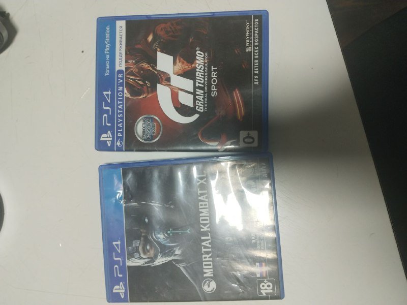 Диски для PlayStation 4, Gran Turismo Sport, Mortal Kombat XL