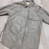 Рубашка Zara из экокожи 2
