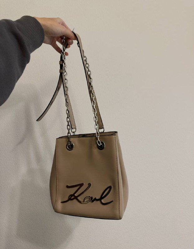 Сумка Karl lagerfeld розово-пудровая