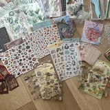 Наклейки, бумага, скотчи, штампы и чернила для скрапбукинга 2