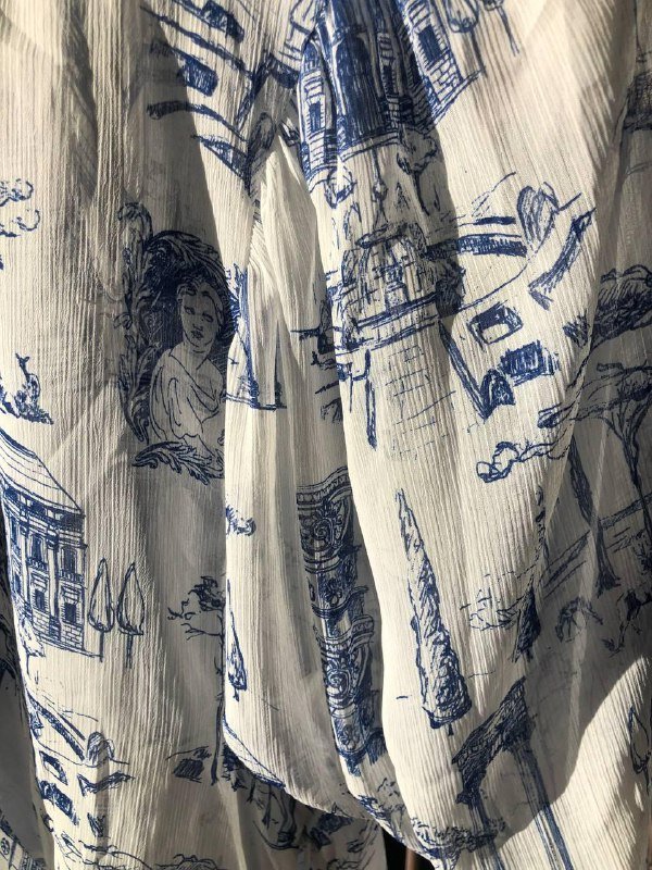 Романтичная лёгкая блузка H&M размер S 3