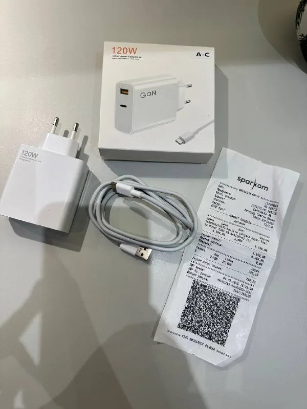 Зарядное устройство GaN 120W USB Type-C 1
