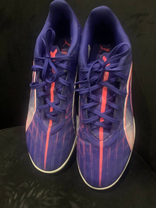 Кроссовки PUMA Ultra 5 Play TT сине-оранжевые мужские 44.5 4