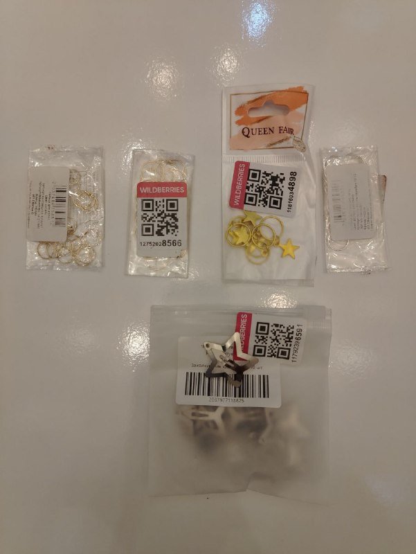 Украшения для волос кольца и заколки