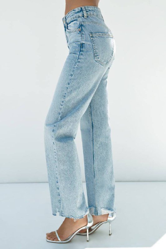 Джинсы Zara Z1975 HIGH-RISE STRAIGHT-FIT 34 размер 4