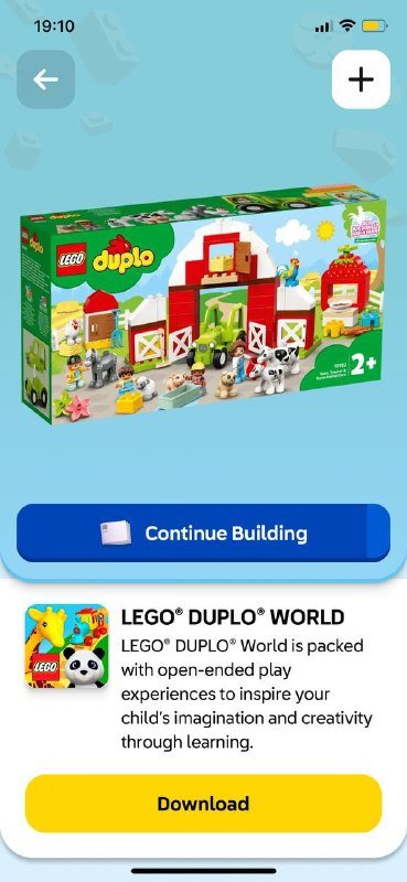 Коробка с Лего Дупло, железная дорога и детали 8