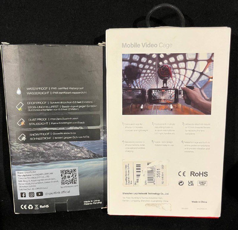 Микроскоп, чехол водонепроницаемый, клетка для видеосъемки, анаморфный объектив, держатель для телефона для iPhone 2