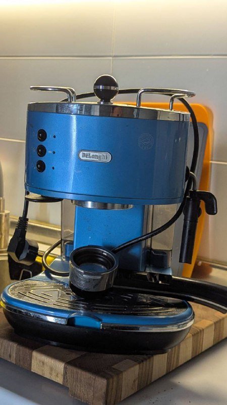 Кофемашина DeLonghi Icona Vintage, темпер 4