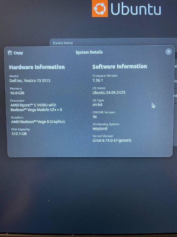 Ноутбук Dell Vostro 15 3515