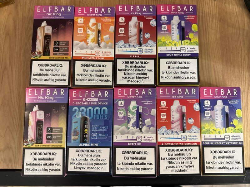 Одноразовые электронные сигареты ElfBar