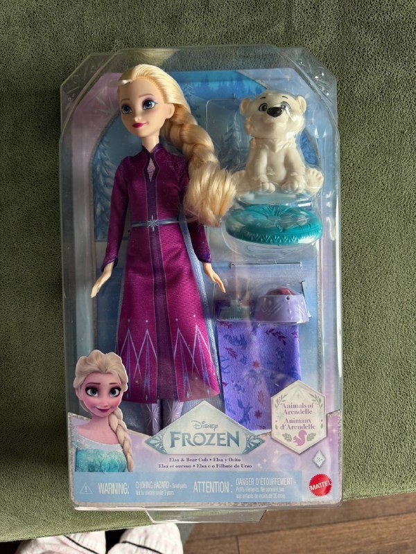 Игровой набор Принцесса Эльза и медвежонок