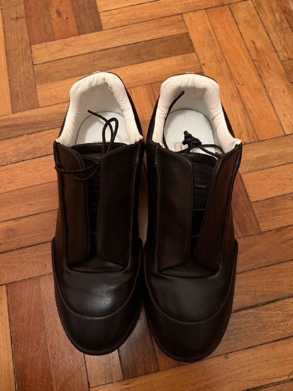 Худи Stone Island x Supreme, Обувь Maison Margiela Future Low Black 3