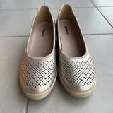 Золотистые туфли 4