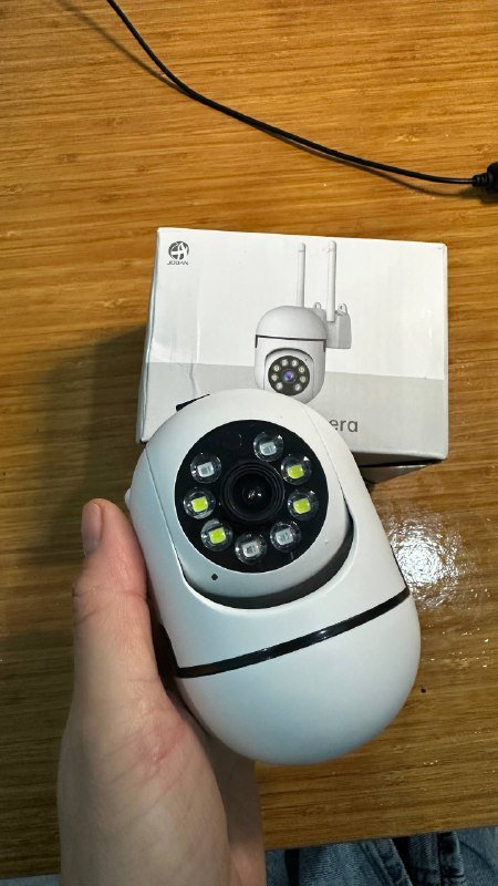 Wi fi камера видеонаблюдения с комплектом и флеш картой 1