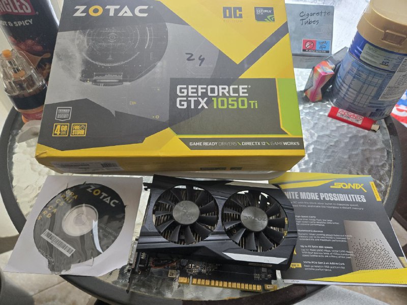 Zotac 1050TI OC edition видеокарта