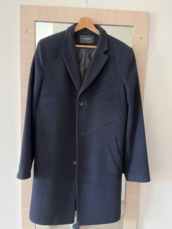 Мужское пальто 46/48, шерсть и кашемир 2