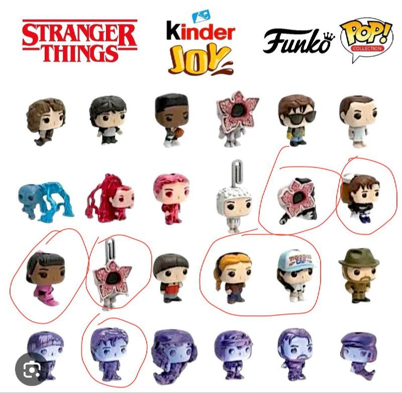 Фигурки Stranger Things Funko Pop Kinder Joy