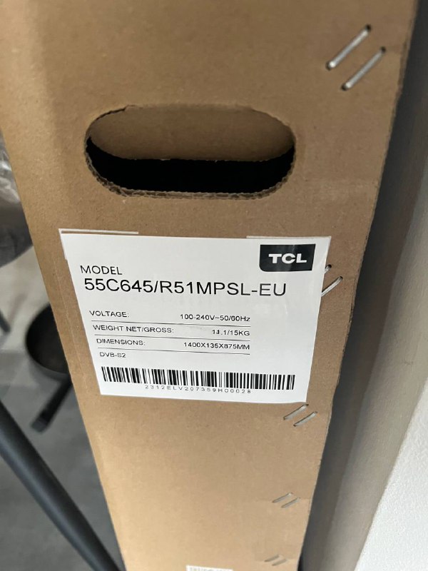 TV TCL 55C645, диагональ 55, матрица QLED 3