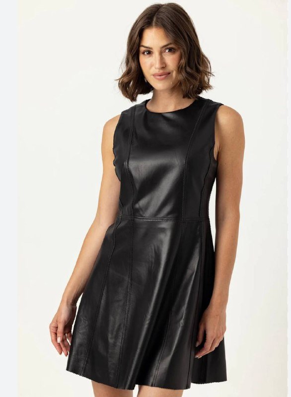 Платье кожзам размер М