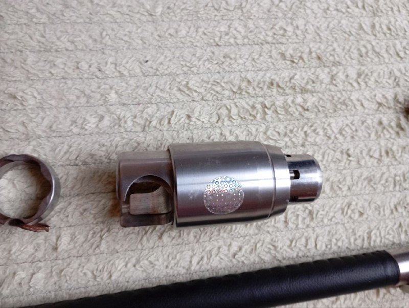 Блокиратор руля Питон из нержавеющей стали 4