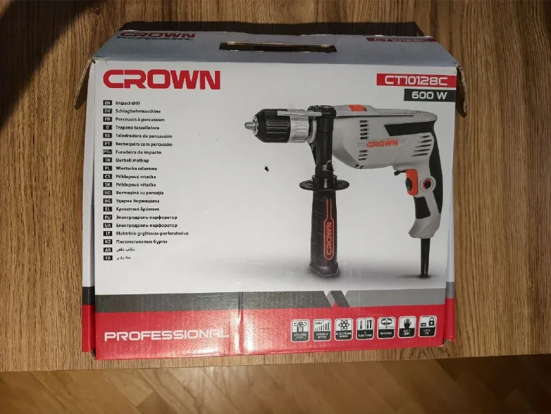 Дрель Crown новая 1