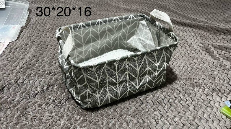 Тканевый короб, корзина, пластиковая корзина, контейнер с крышкой 2