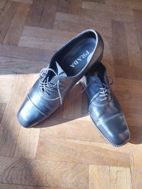 Мужские классические туфли Оксфорды PRADA 4