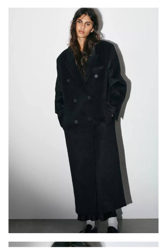 пальто Zara, размер xs, 60% шерсть, новое 2