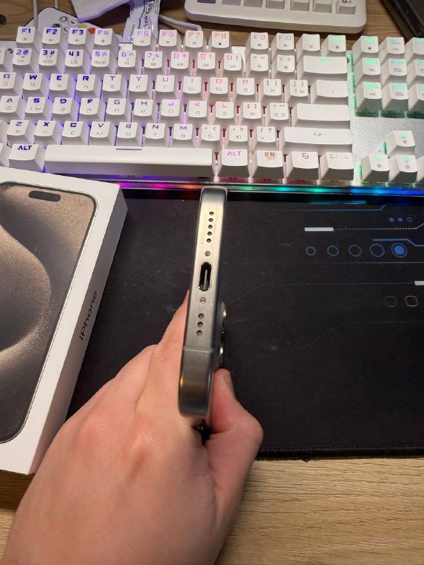 Iphone 15 pro 128gb natural titanium 7