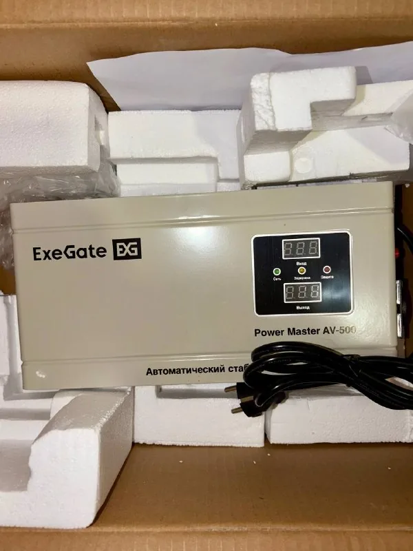 Стабилизатор напряжения ExeGate Master AV-500 10 кВА 1