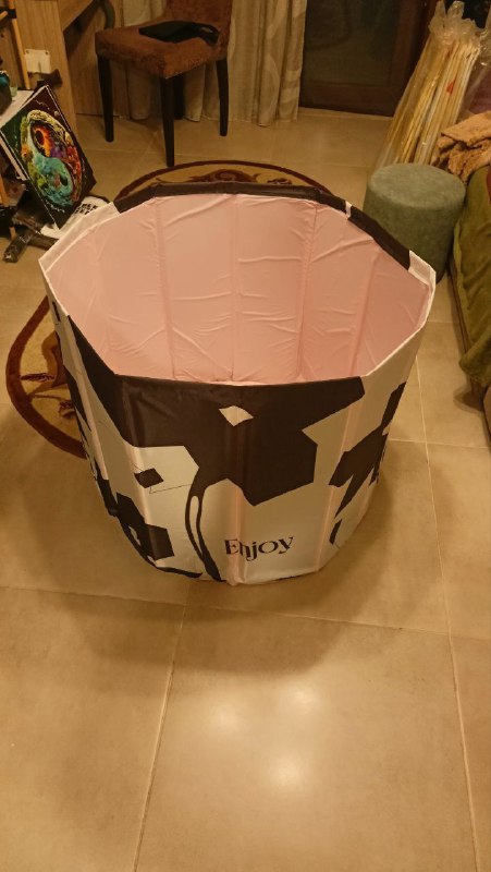 Складная ванна диаметром 70см 8