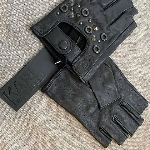 Кожаные перчатки Karl Lagerfeld