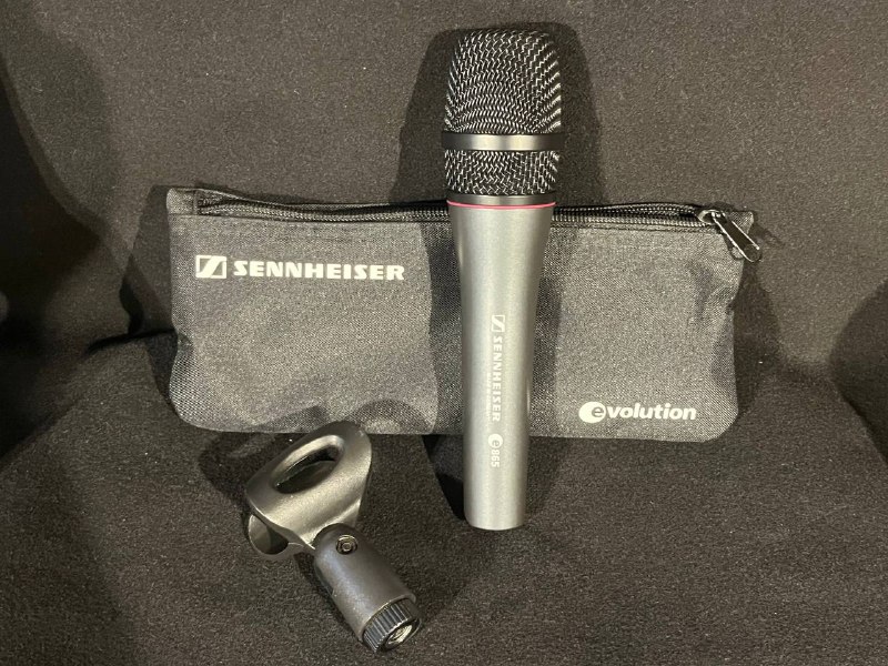 Конденсаторные микрофоны Shure SM86, Sennheiser е865