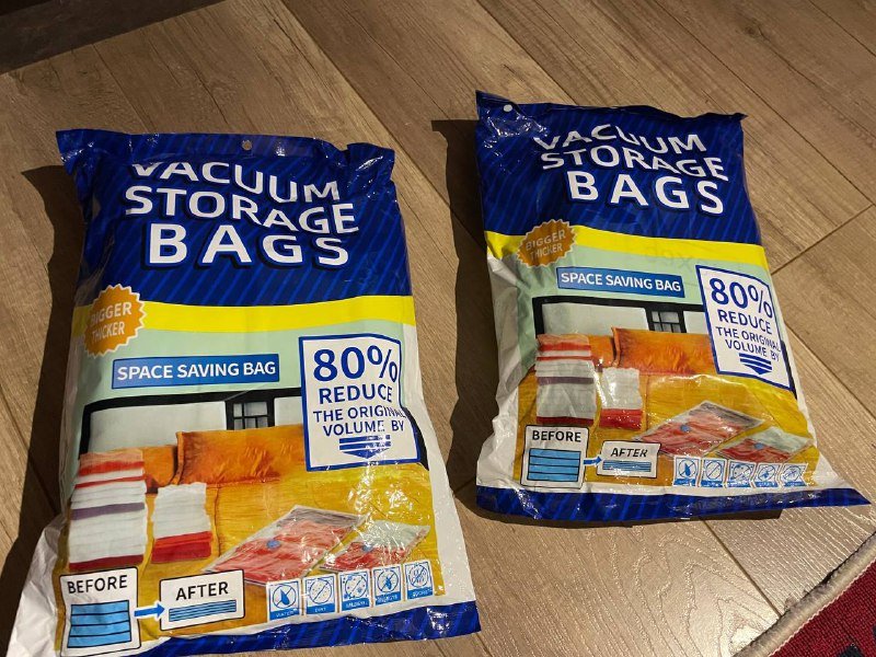 Вакуумные пакеты с насосом авто, 5 шт, новое